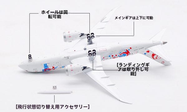 Aviation B787-8 JA823J 日本航空 JAL 1:400 – SKYWorks